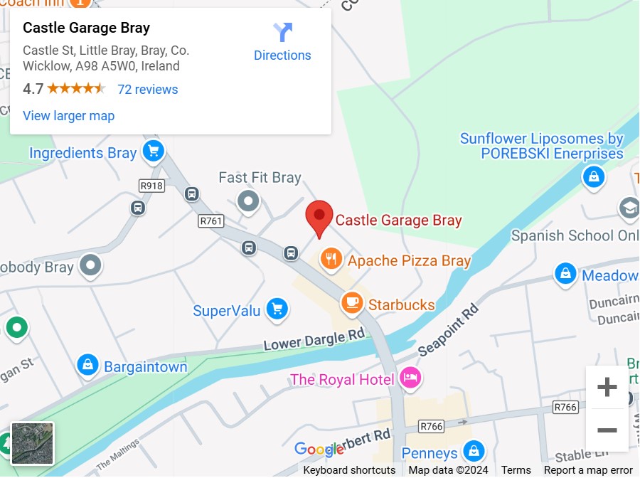 Castle Garage Map